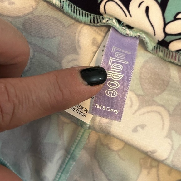 LuLaRoe Disney Collection Mickey Mouse TC Leggings lot of 2 - Picture 6 of 11
